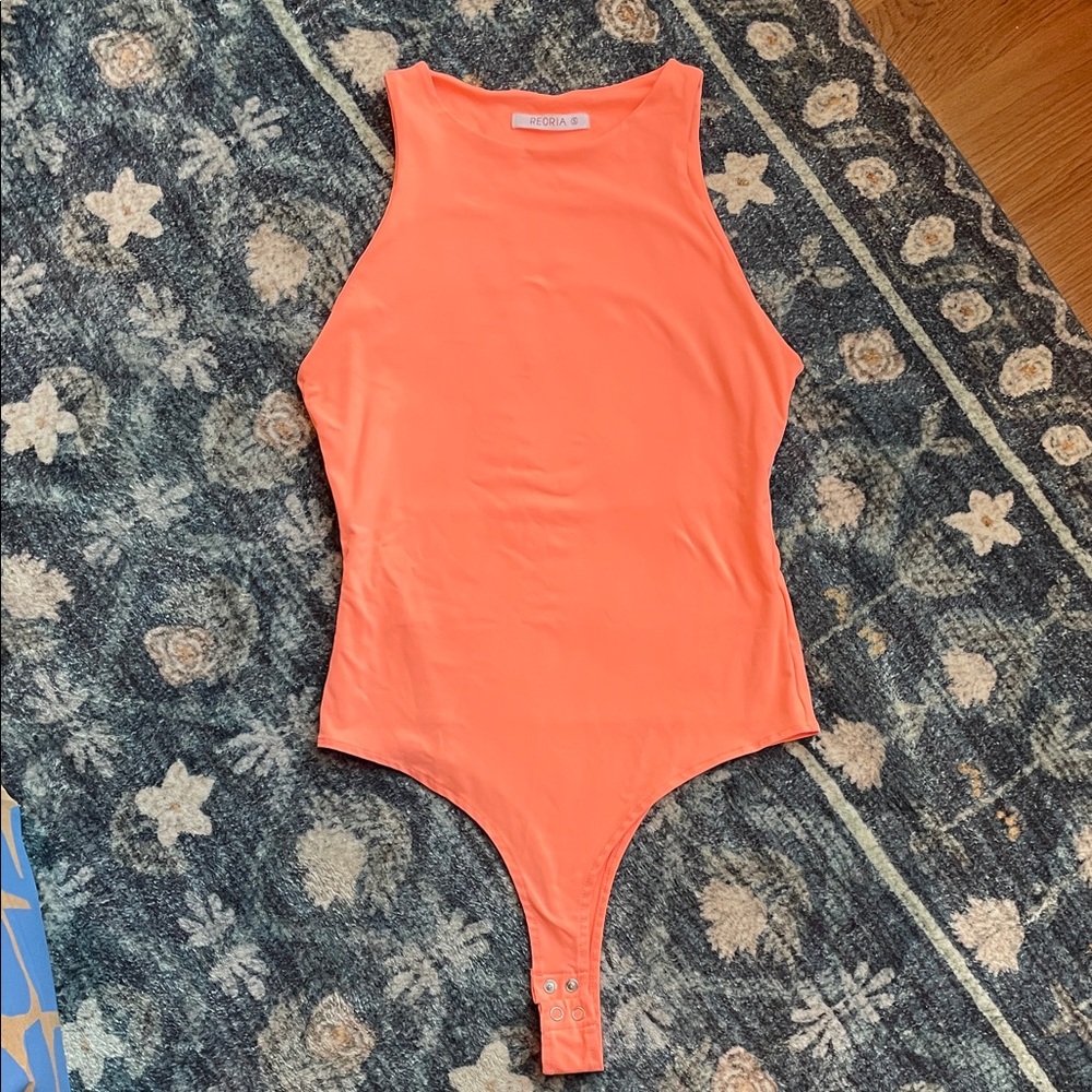 Neon Orange Bodysuit